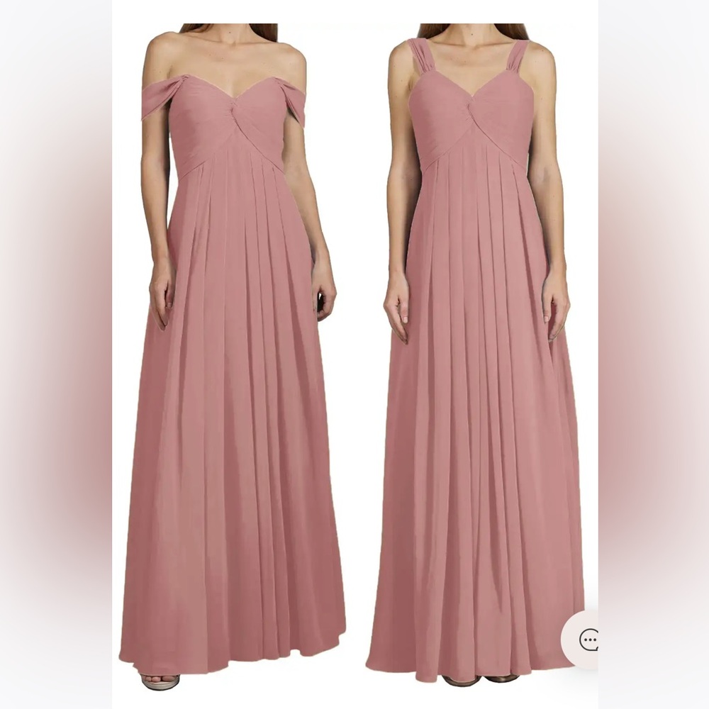 Azazie Kaitlynn Dress in Dusty Rose (with broken hook) - Picture 2 of 10